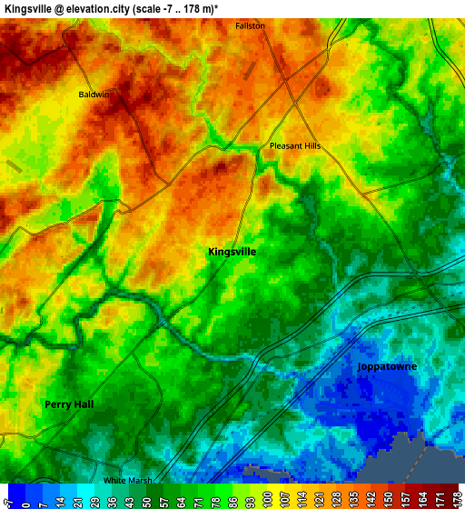 Zoom OUT 2x Kingsville, United States elevation map