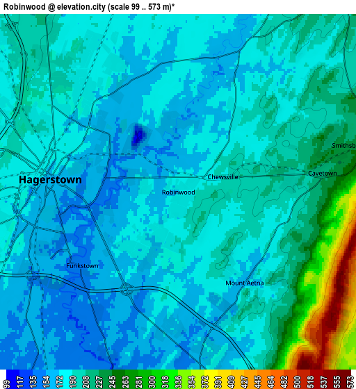 Zoom OUT 2x Robinwood, United States elevation map