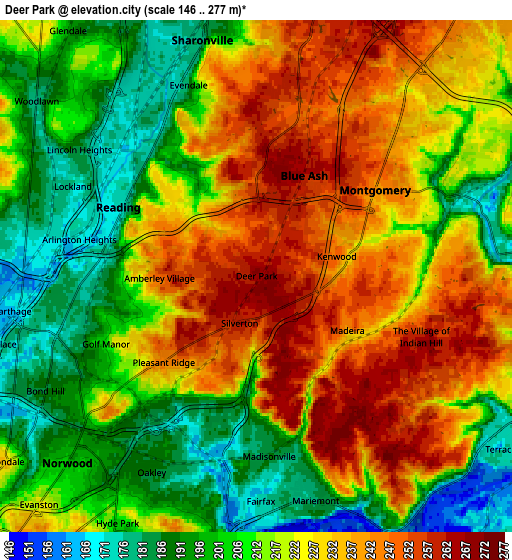 Zoom OUT 2x Deer Park, United States elevation map