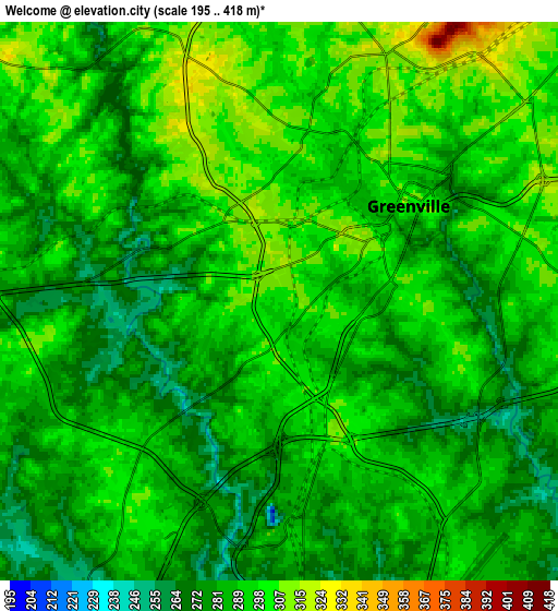 Zoom OUT 2x Welcome, United States elevation map