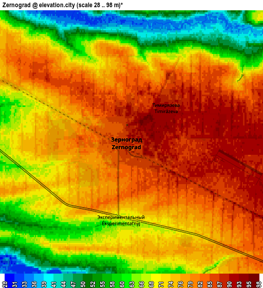 Zoom OUT 2x Zernograd, Russia elevation map