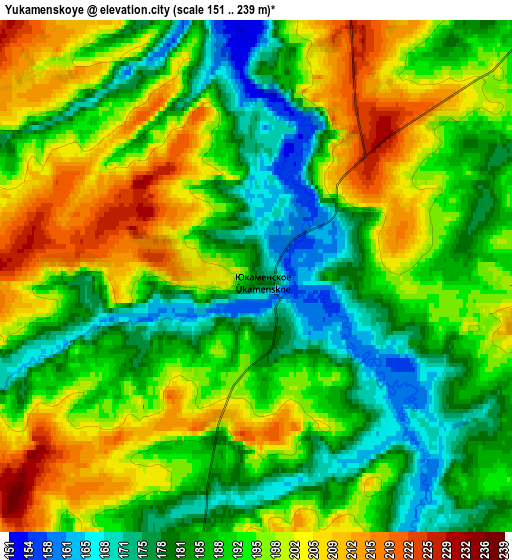 Zoom OUT 2x Yukamenskoye, Russia elevation map