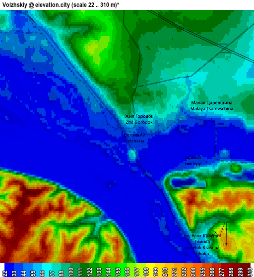 Zoom OUT 2x Volzhskiy, Russia elevation map