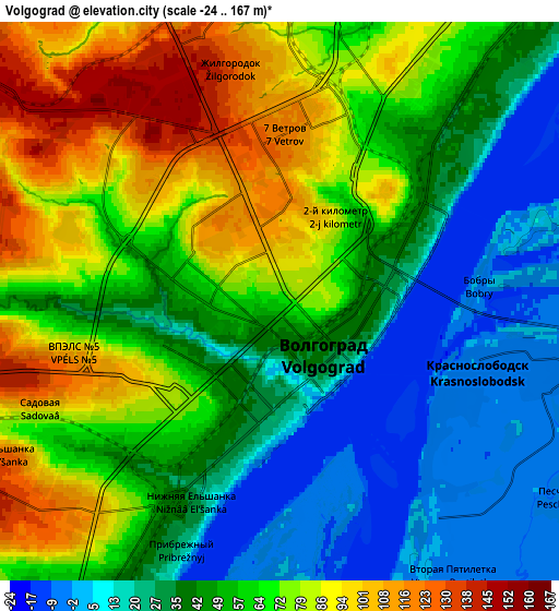Zoom OUT 2x Volgograd, Russia elevation map