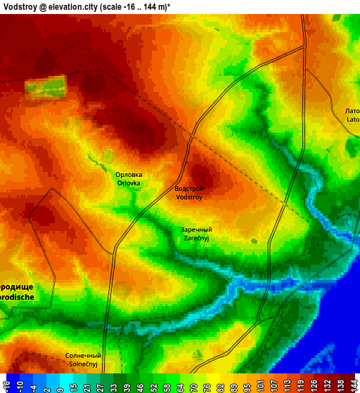 Zoom OUT 2x Vodstroy, Russia elevation map