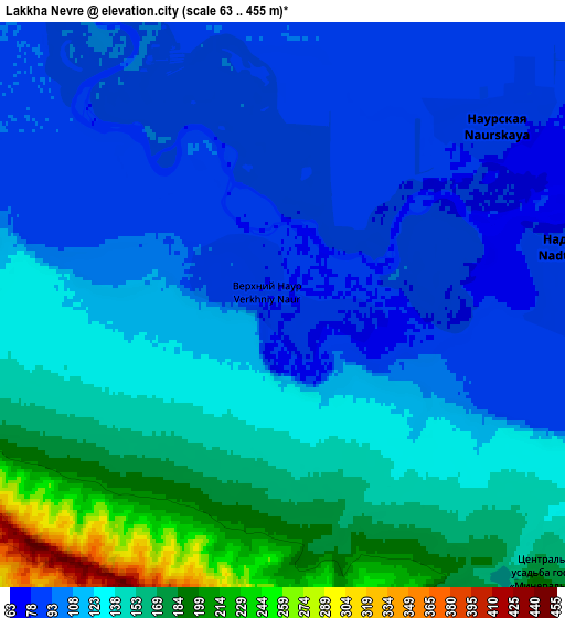 Zoom OUT 2x Lakkha Nëvre, Russia elevation map