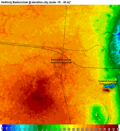 Zoom OUT 2x Verkhniy Baskunchak, Russia elevation map