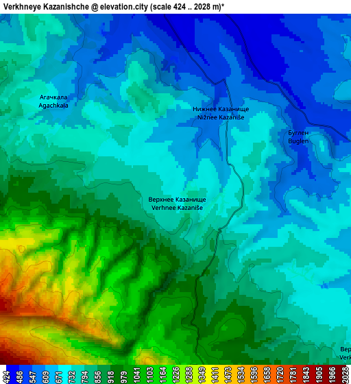 Zoom OUT 2x Verkhneye Kazanishche, Russia elevation map