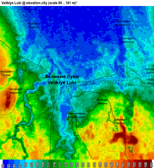 Zoom OUT 2x Velikiye Luki, Russia elevation map