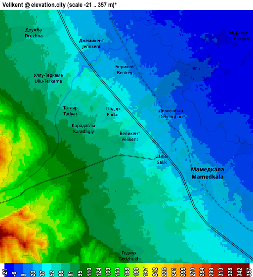 Zoom OUT 2x Velikent, Russia elevation map