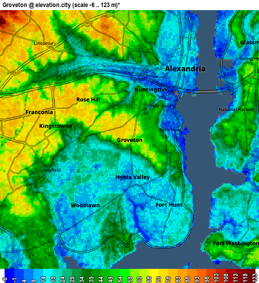 Zoom OUT 2x Groveton, United States elevation map