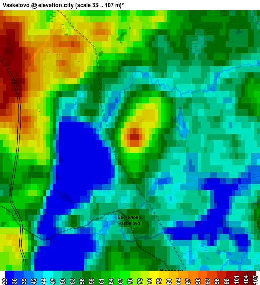 Zoom OUT 2x Vaskelovo, Russia elevation map