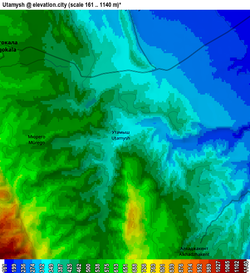 Zoom OUT 2x Utamysh, Russia elevation map