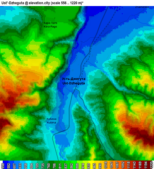 Zoom OUT 2x Ust’-Dzheguta, Russia elevation map