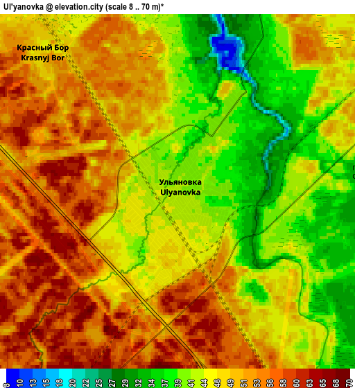 Zoom OUT 2x Ul’yanovka, Russia elevation map
