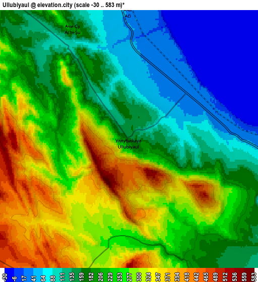 Zoom OUT 2x Ullubiyaul, Russia elevation map