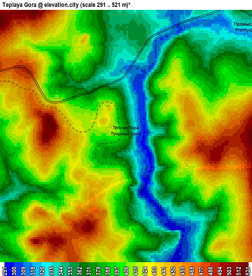 Zoom OUT 2x Tëplaya Gora, Russia elevation map