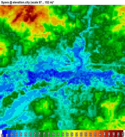 Zoom OUT 2x Syava, Russia elevation map