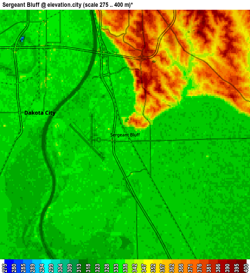 Zoom OUT 2x Sergeant Bluff, United States elevation map