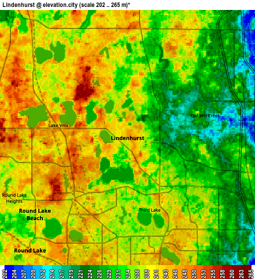 Zoom OUT 2x Lindenhurst, United States elevation map