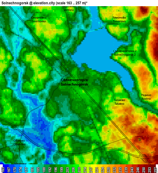 Zoom OUT 2x Solnechnogorsk, Russia elevation map