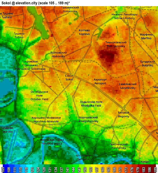 Zoom OUT 2x Sokol, Russia elevation map