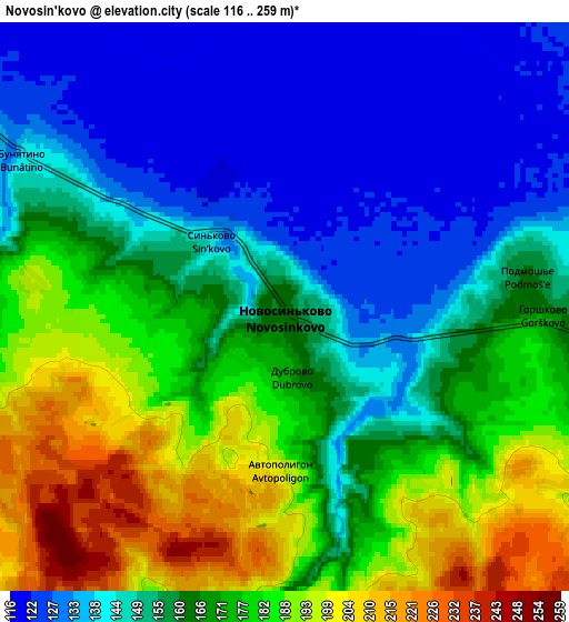 Zoom OUT 2x Novosin’kovo, Russia elevation map