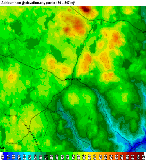 Zoom OUT 2x Ashburnham, United States elevation map