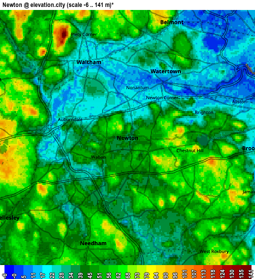 Zoom OUT 2x Newton, United States elevation map