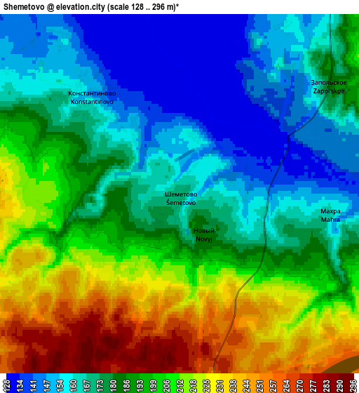 Zoom OUT 2x Shemëtovo, Russia elevation map