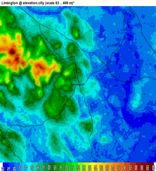 Zoom OUT 2x Limington, United States elevation map