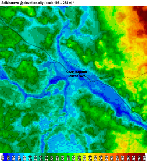 Zoom OUT 2x Selizharovo, Russia elevation map