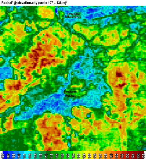 Zoom OUT 2x Roshal’, Russia elevation map