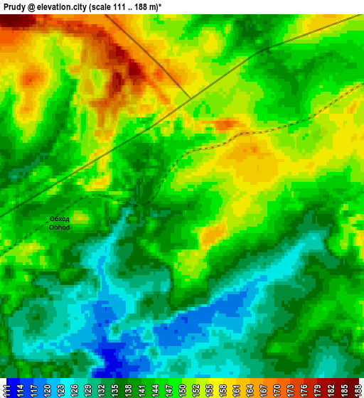 Zoom OUT 2x Prudy, Russia elevation map