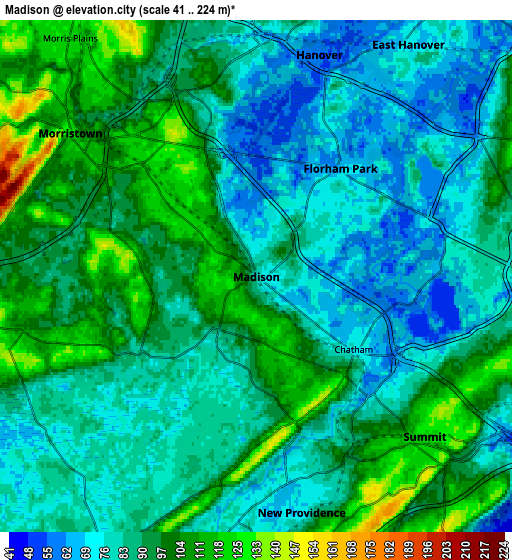 Zoom OUT 2x Madison, United States elevation map