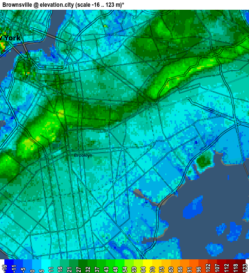 Zoom OUT 2x Brownsville, United States elevation map