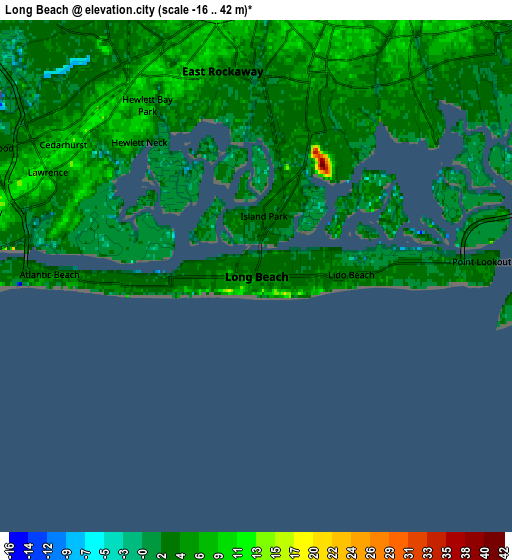 Zoom OUT 2x Long Beach, United States elevation map