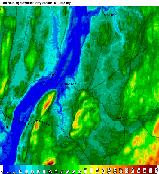 Zoom OUT 2x Oakdale, United States elevation map