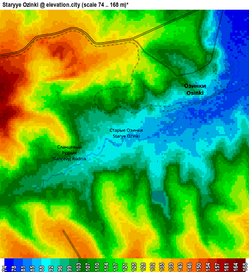 Zoom OUT 2x Staryye Ozinki, Russia elevation map