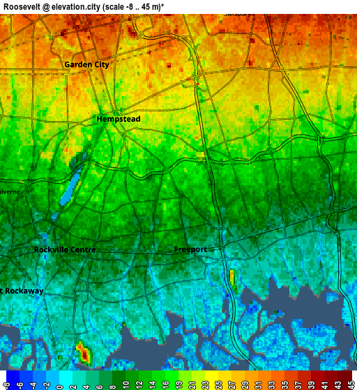 Zoom OUT 2x Roosevelt, United States elevation map