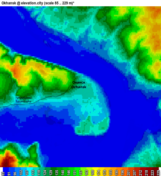 Zoom OUT 2x Okhansk, Russia elevation map