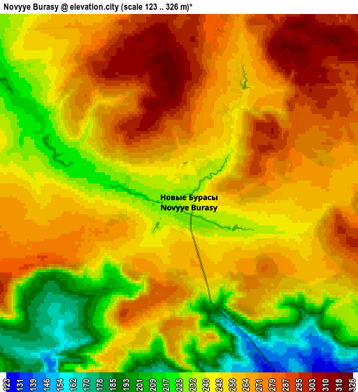 Zoom OUT 2x Novyye Burasy, Russia elevation map