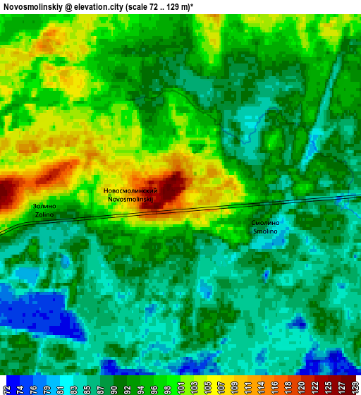 Zoom OUT 2x Novosmolinskiy, Russia elevation map