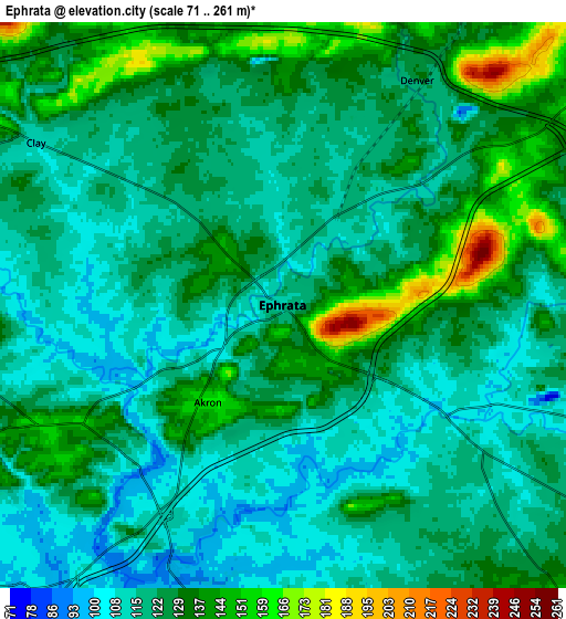 Zoom OUT 2x Ephrata, United States elevation map