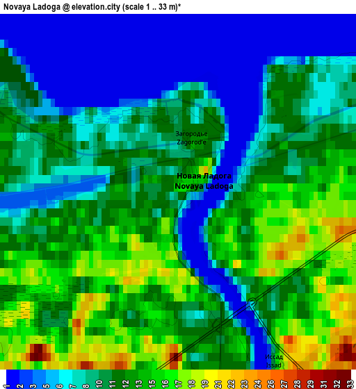 Zoom OUT 2x Novaya Ladoga, Russia elevation map