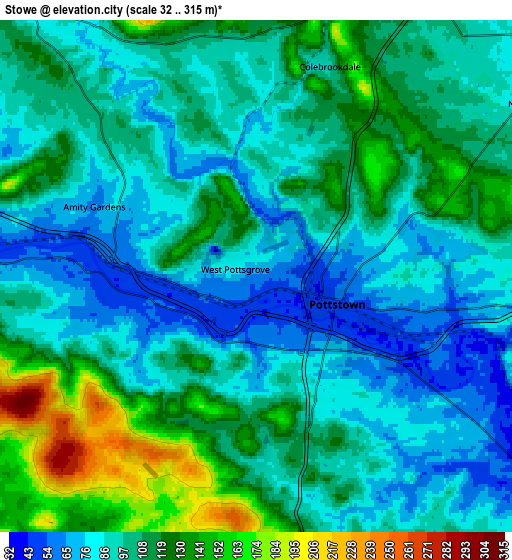 Zoom OUT 2x Stowe, United States elevation map