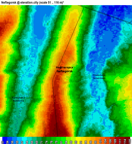 Zoom OUT 2x Neftegorsk, Russia elevation map