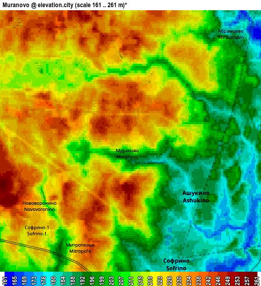 Zoom OUT 2x Muranovo, Russia elevation map