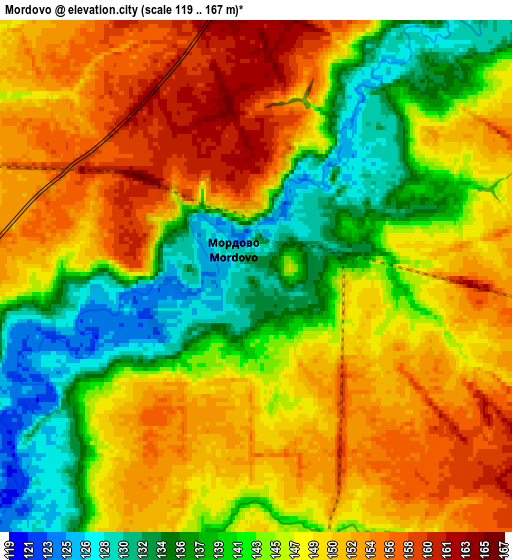 Zoom OUT 2x Mordovo, Russia elevation map