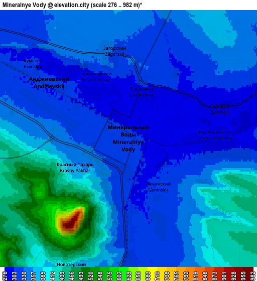 Zoom OUT 2x Mineralnye Vody, Russia elevation map